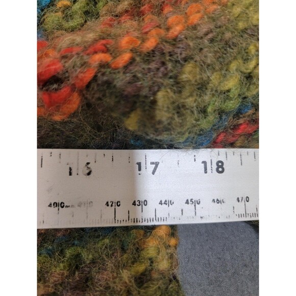 Talbots Petites Sweater Womens Large Multi Color Mohair Blend Button Cardigan - Picture 9 of 12